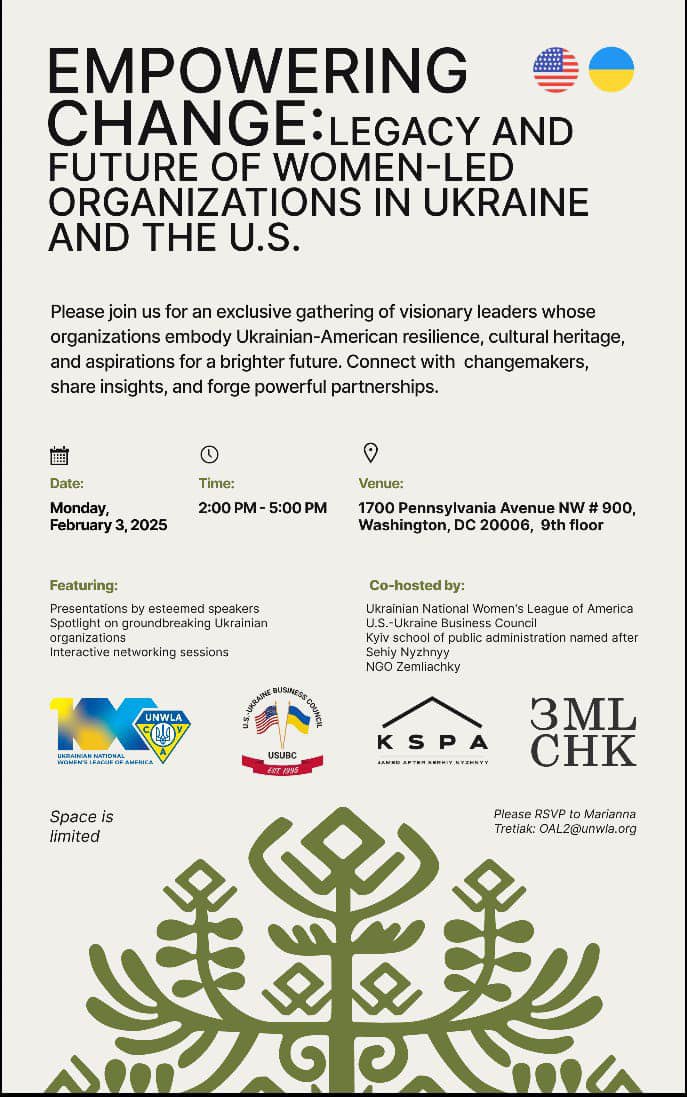 EMPOWERING CHANGE: LEGACY AND FUTURE OF WOMEN-LED ORGANIZATIONS IN UKRAINE AND THE U.S.
